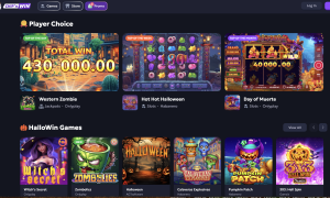 An image showing the lobby of Chip'n Win Sweepstakes Casino for a page that reviews the site.